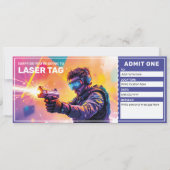 Laser Tag Gift Certificate  招待状 (正面)