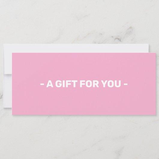 Laser Tag Gift Certificate  招待状 (裏面)