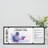 Laser Tag Ticket  招待状 (スタンド正面)