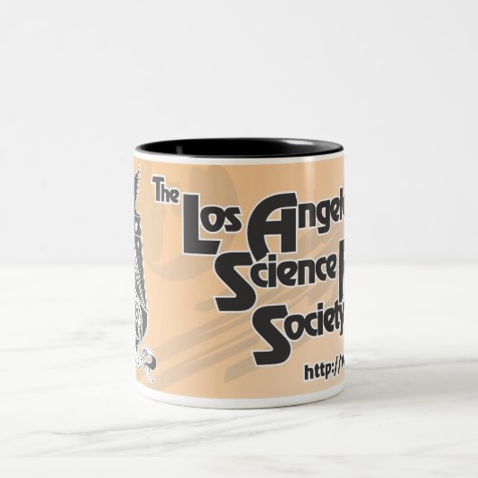 LASFSのロゴのマグのオレンジ ツートーンマグカップ (中央)