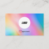 LashおよびBrowsサービス 名刺 (裏面)