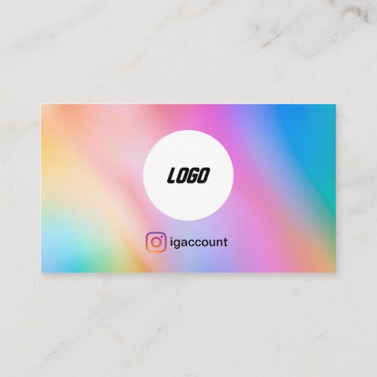 LashおよびBrowsサービス 名刺 (裏面)