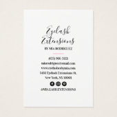 Lashクライアントのレコードまつげ拡張モダン白 (裏面)