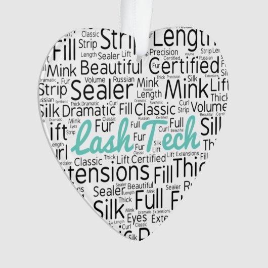 Lash技術者 オーナメント (正面)