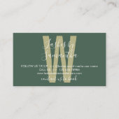 lash拡張の後に行う 名刺 (正面)