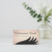 Lash拡張はっきりした金ゴールド 名刺 (スタンド正面)