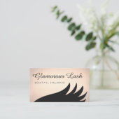 Lash拡張はっきりした金ゴールド 名刺 (スタンド正面)