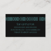 Lash拡張機能、Lashesサロン名刺 名刺 (裏面)