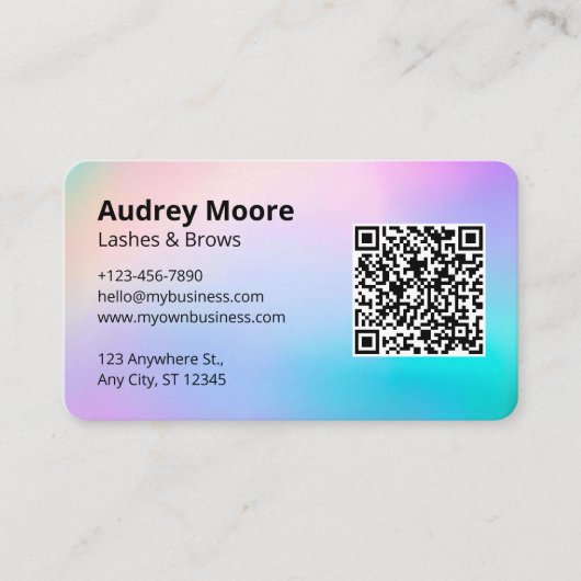 Lash and Brows Tech 名刺 (正面)