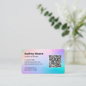 Lash and Brows Tech 名刺 (スタンド正面)