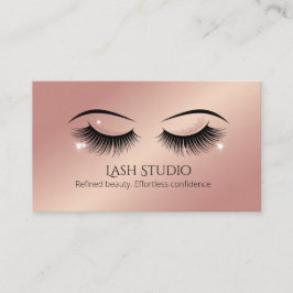 Lash Appointment Card Elegant Design 予約カード