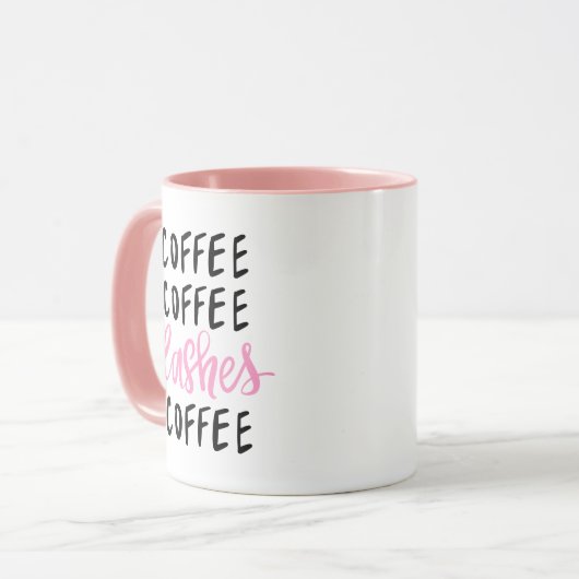 Lash Artist Coffee Cup、Lash Technician Coffee Cup マグカップ (正面左)