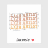 Lash Artist、Lash Tech、エステティシャン、メイクアップアーティスト シール (シート)