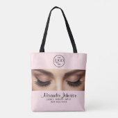 Lash Artist Makeup Beauty Professional Logo トートバッグ (裏面)