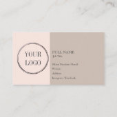 Lash / Browアーティストの名刺 名刺 (裏面)