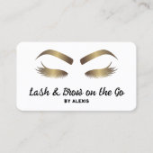 Lash & Browモバイル 名刺 (正面)