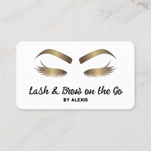 Lash & Browモバイル 名刺 (正面)