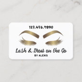 Lash & Browモバイル 名刺 (正面)