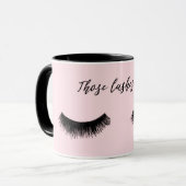 Lash Chat – これらのLashes Tho マグカップ (正面左)
