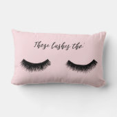 Lash Chat – これらのLashes Tho ランバークッション (裏面)