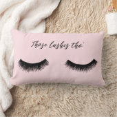 Lash Chat – これらのLashes Tho ランバークッション (ブランケット)