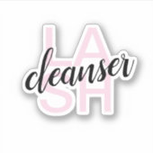 Lash Cleanserシール シール (正面)