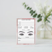 Lash Clientレコードの追加ロゴ 名刺 (スタンド正面)