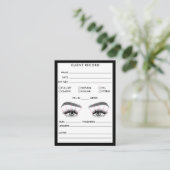 Lash Clientレコード追加ロゴ名刺 名刺 (スタンド正面)