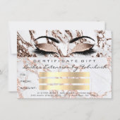 Lash Copper Marbleメイクアップアーティスト証明書ギフト (正面)