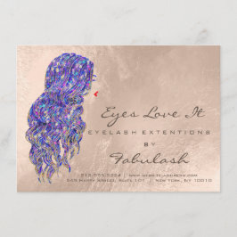 Lash Extensionアフターケア指示アイボリーViolet