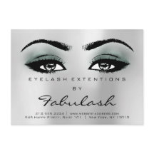 Lash Extensionアフターケア説明書シルバーティール（緑がかった色）