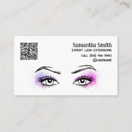 Lash Extensionカスタム QR名刺 名刺