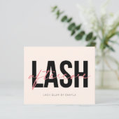 Lash Extension Aftercare Instructionsフライヤーカード (スタンド正面)