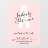 Lash Extension Makeup Artist Stylist ウィンドウサイン (シート)