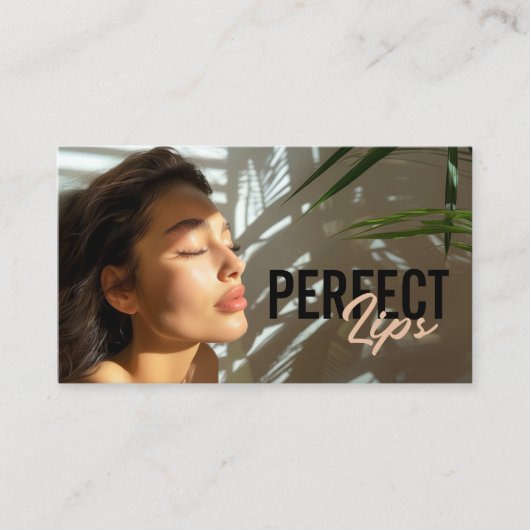 Lash Extensionsまつ毛の女性プロフィール写真 名刺 (正面)