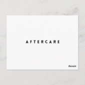 Lash Extensionsアフターケアカード ポストカード (裏面)