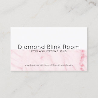 Lash Extensionsアフターケアビジネスカード 名刺