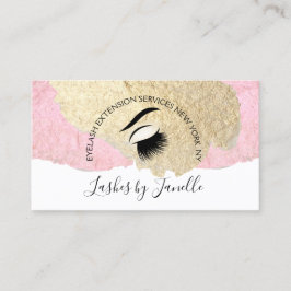 Lash Extensionsエレガント美しい 名刺