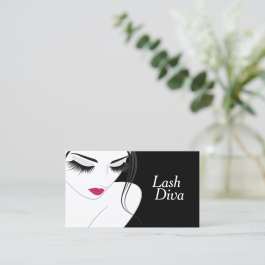 Lash Extensionsサロン美しいスパ 名刺 (スタンド正面)