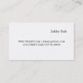 Lash Extensions美しいサロン 名刺 (裏面)