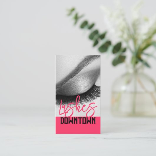 Lash Extensions美しいサロン 名刺 (スタンド正面)