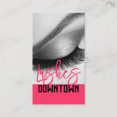 Lash Extensions美しいサロン 名刺 (正面)