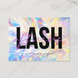 Lash Extensions AfterCare Instructionsアポイントメント 名刺