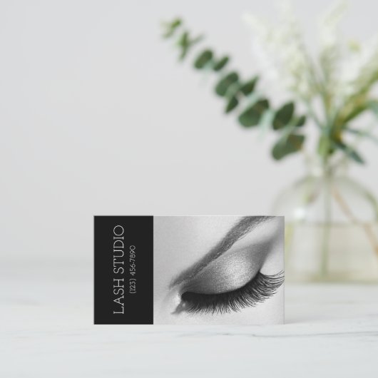 Lash Extensions Brows & Lashesサロン名刺 名刺 (スタンド正面)