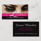 Lash Extensions Lashs美しいCosmetologyサロン 名刺 (正面/裏面)