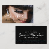 Lash Extensions studioカード化粧サロン美しい 名刺 (正面/裏面)