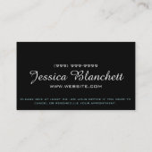 Lash Extensions studioカード化粧サロン美しい 名刺 (裏面)