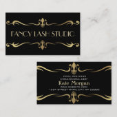 Lash Extensions Studioファンシー、サロン 名刺 (正面/裏面)