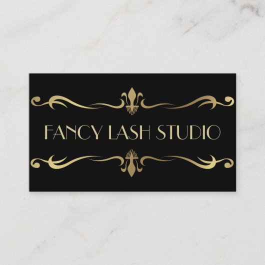 Lash Extensions Studioファンシー、サロン 名刺 (正面)