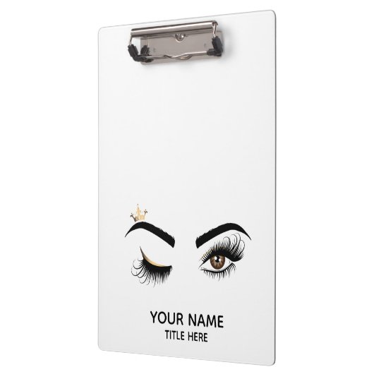 Lash Queen Wink Eyeメイクアップアーティスト長いまつげ クリップボード (左)